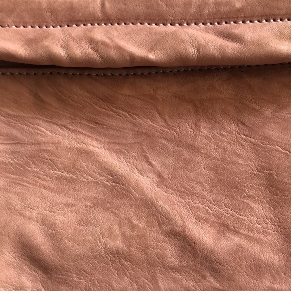 Dusk Pink Vegan Leather Wristlet - Picture 8 of 8